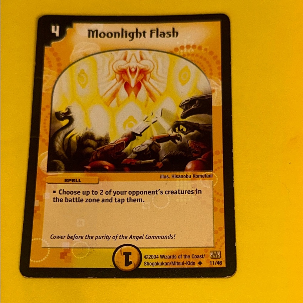 Moonlight Flash Trading Card, Wizards of the Coast Shogokukan Mitsui Kids 2004